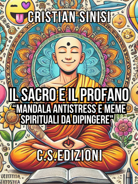 il sacro e il profano - mandala antistress da colorare
