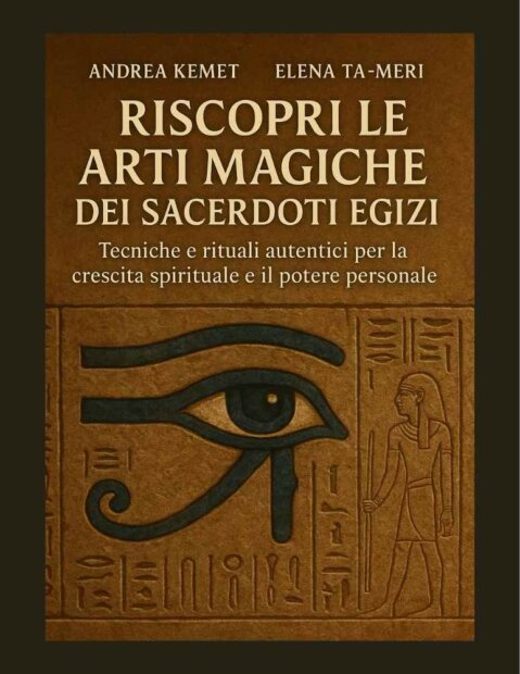 copertina libro: riscopri le arti magiche dei sacerdoti egizi