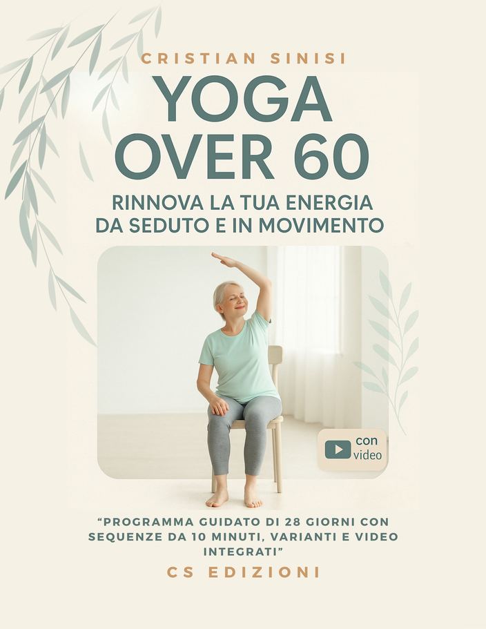 copertina del llibro: Yoga over 60 di Cristian Sinisi